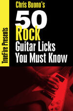 50 Rock Guitar Licks You MUST Know - Guitar Lessons - Chris Buono
