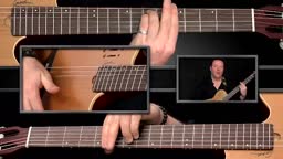 Creating Artificial Harmonics while Switching Locations - 5 Fret Distance
